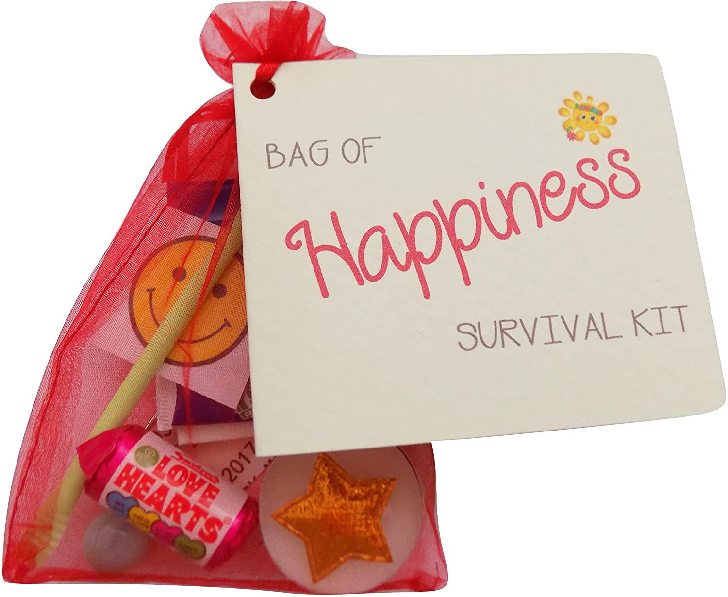 A LITTLE BAG OF HAPPINESS Birthday Christmas Anniversary Wedding Survival Kit 